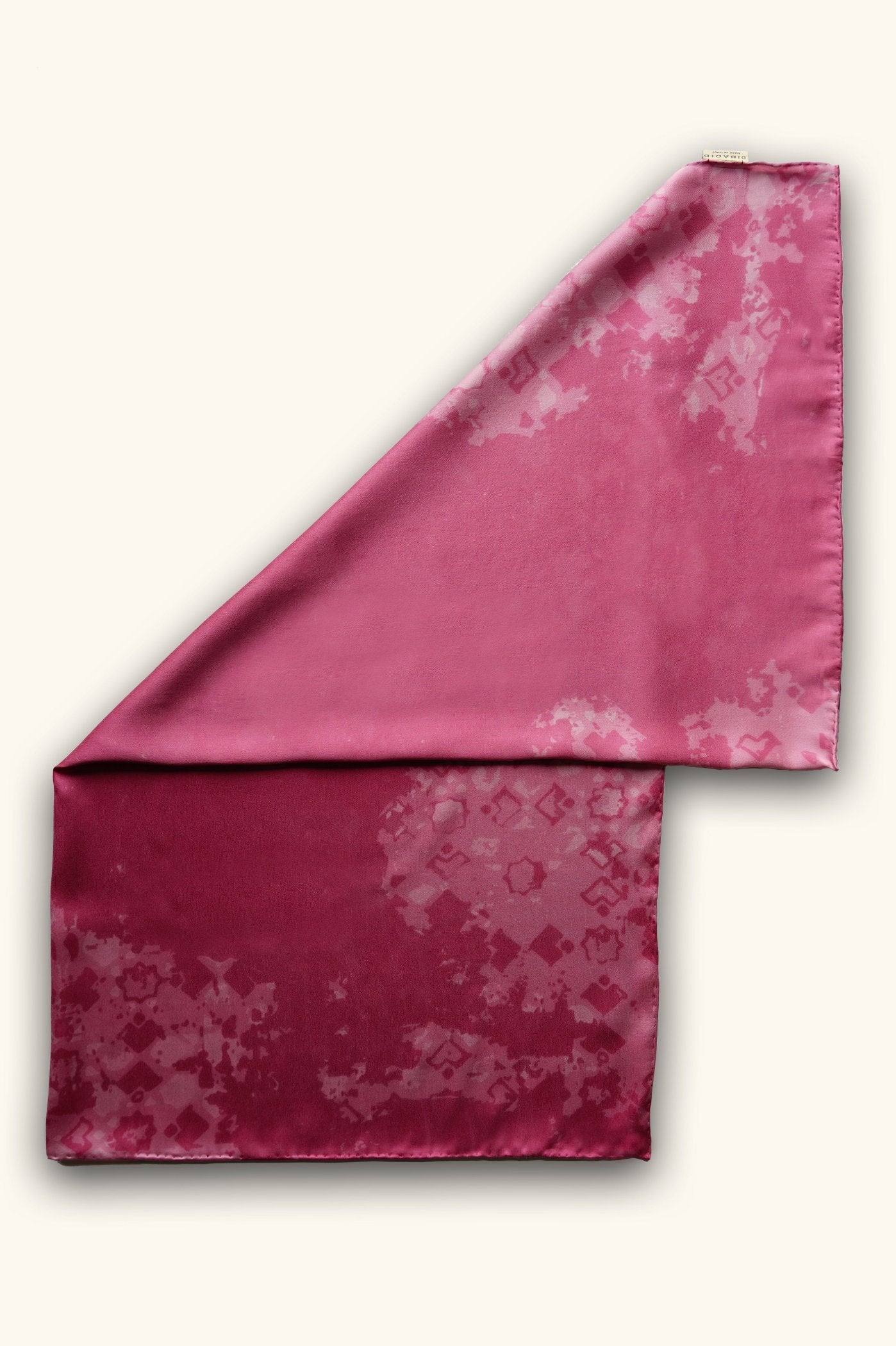 DIBADIB | Velvet Whispers Silk Scarf - Charming Pink