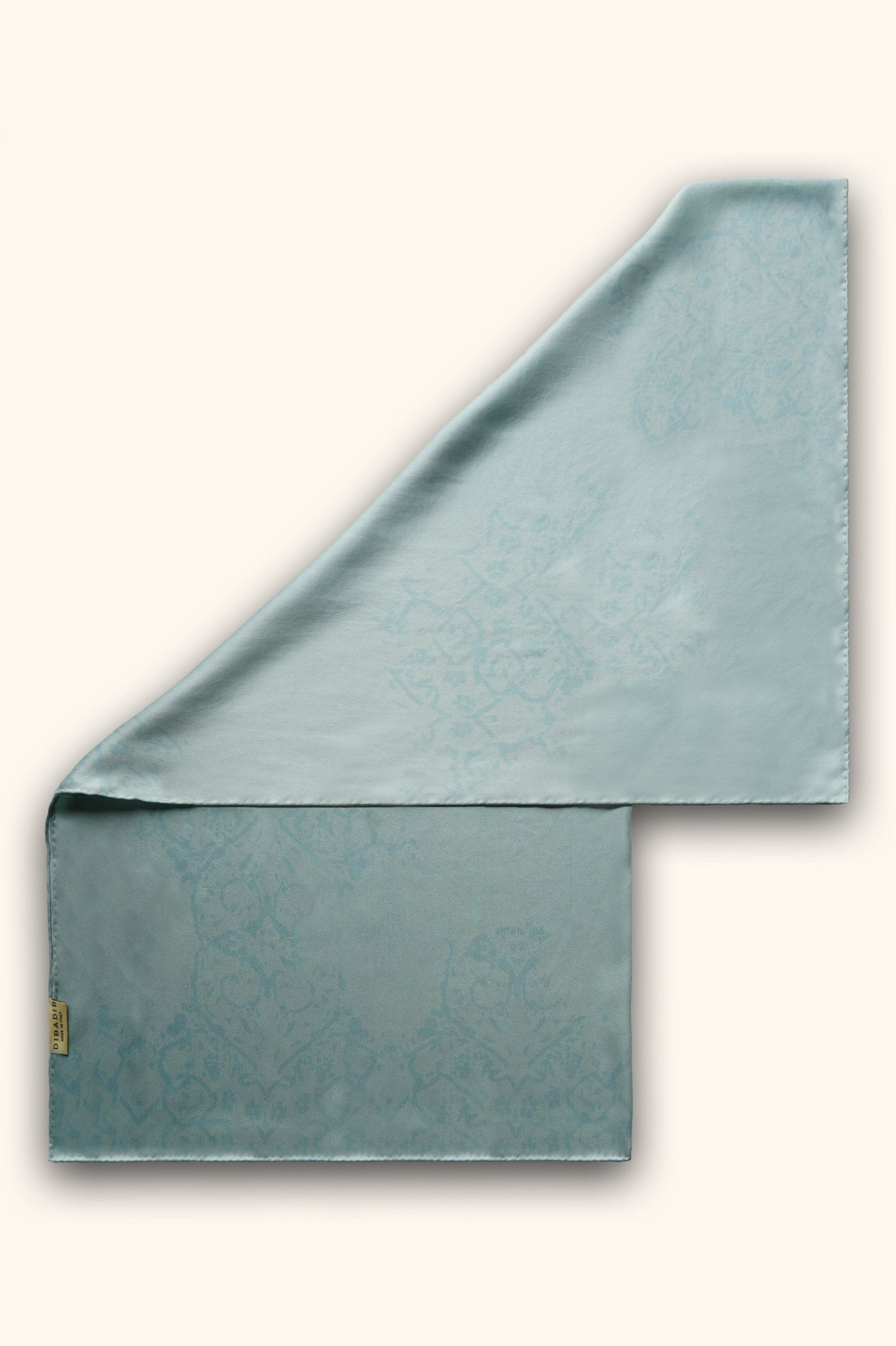 DIBADIB | Velour Voyage Silk Scarf - Moonstone Blue