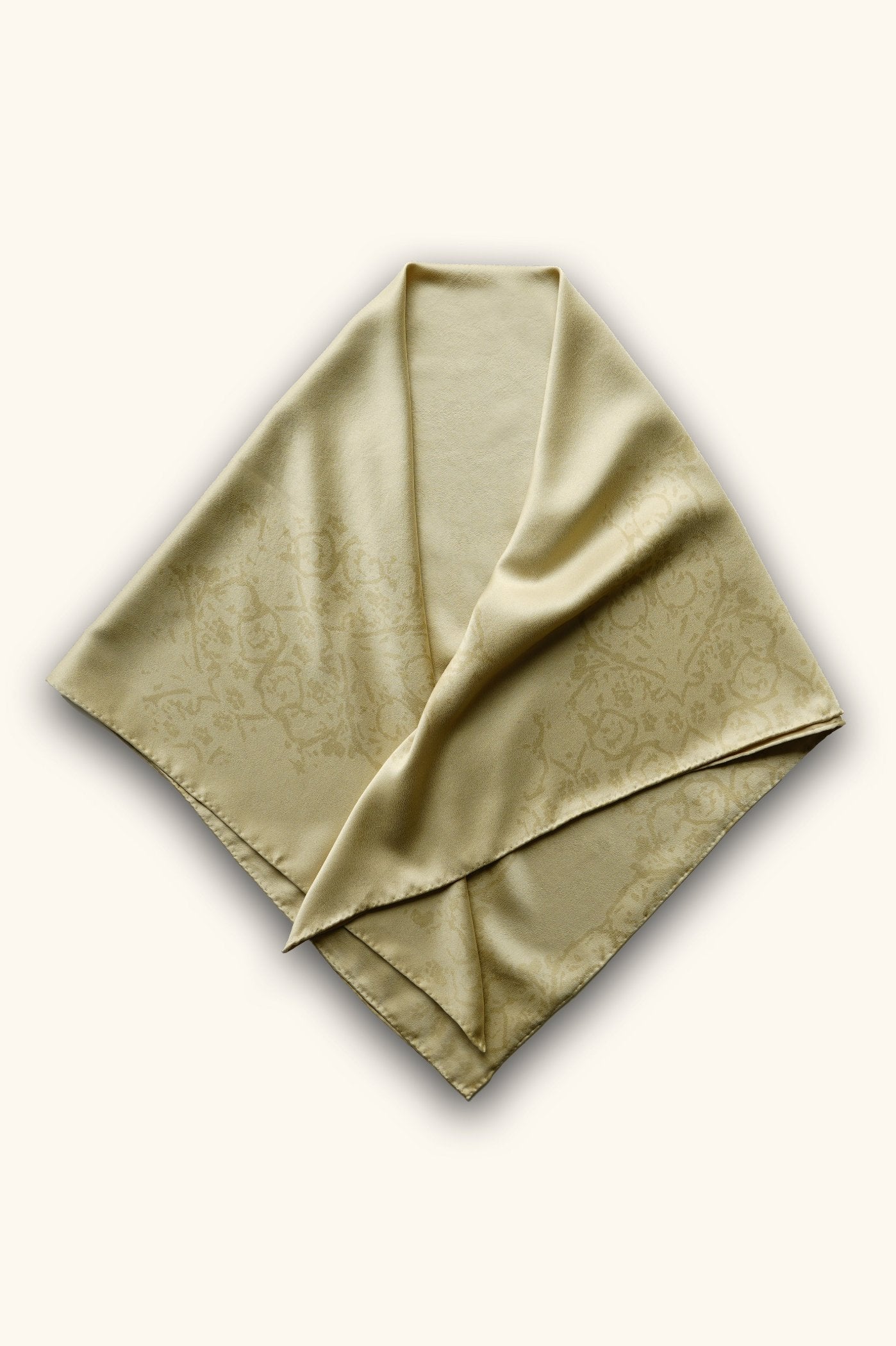 DIBADIB | Velour Voyage Silk Scarf - Royal Beige