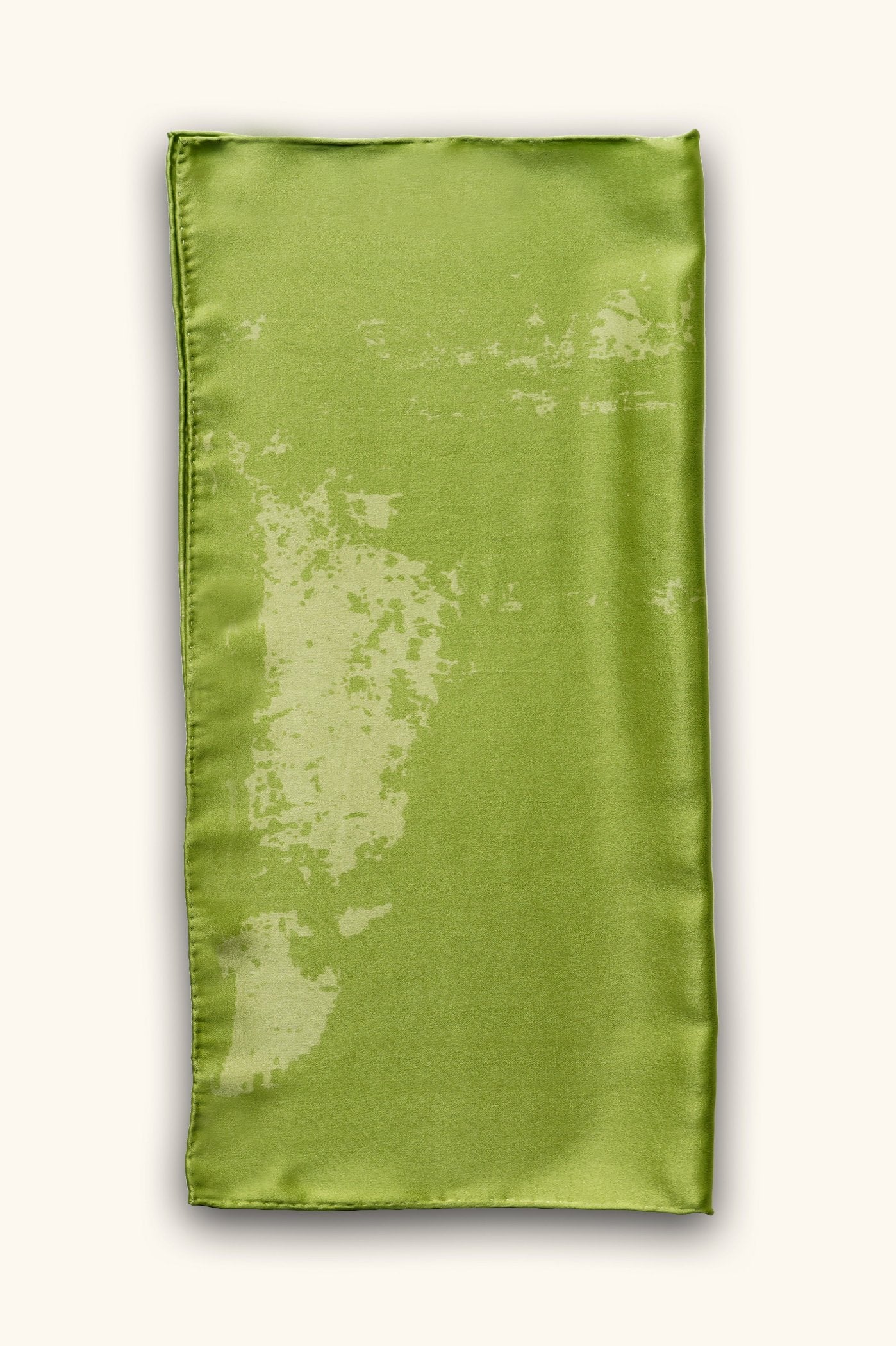 DIBADIB | Old Stain Silk Mini Scarf - Vintage Green