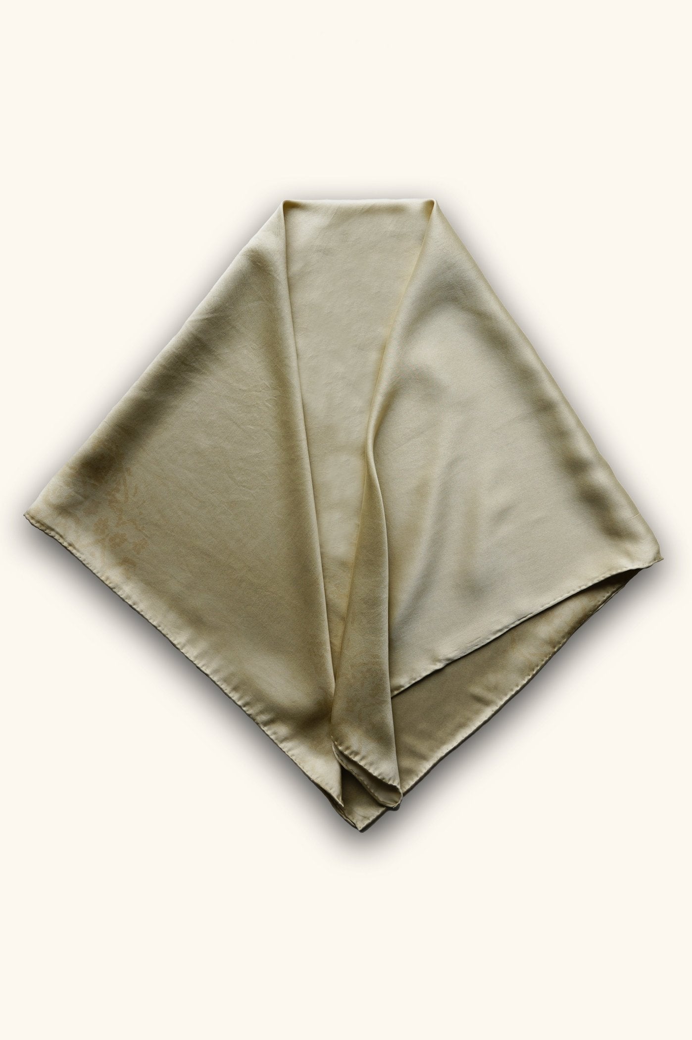 DIBADIB - Velour Voyage Silk Scarf - Beige