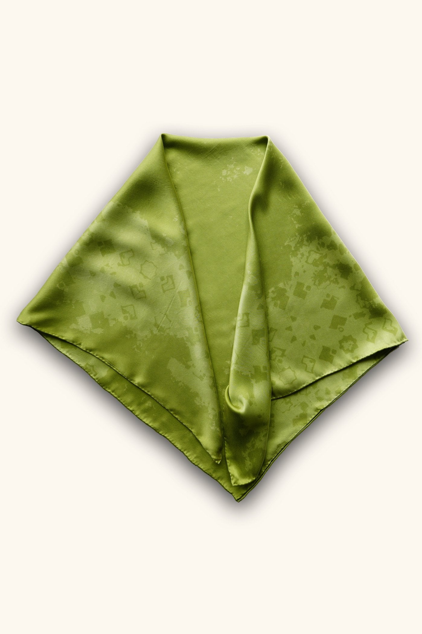 DIBADIB | Velvet Whispers Silk Scarf - Vintage Green