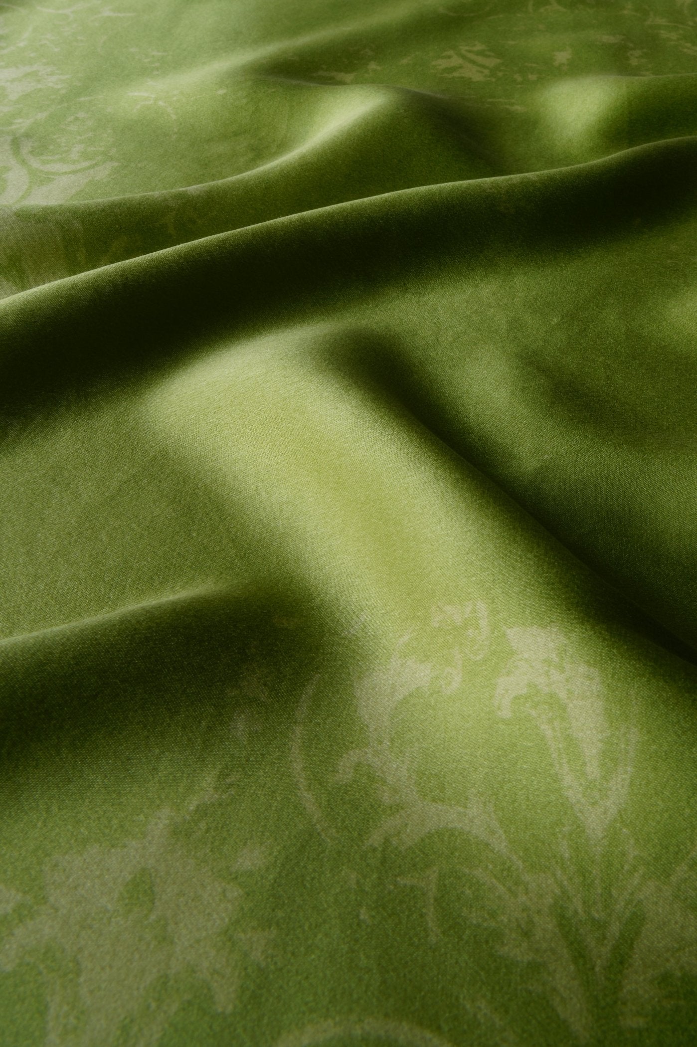 DIBADIB | Velvet Reverie Silk Mini Scarf - Vintage Green