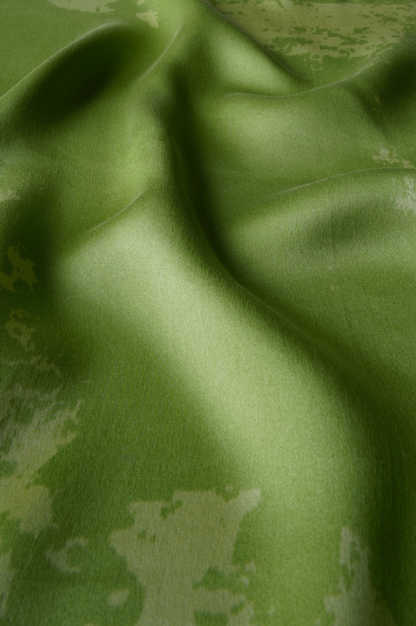 DIBADIB | Old Stain Silk Mini Scarf - Vintage Green