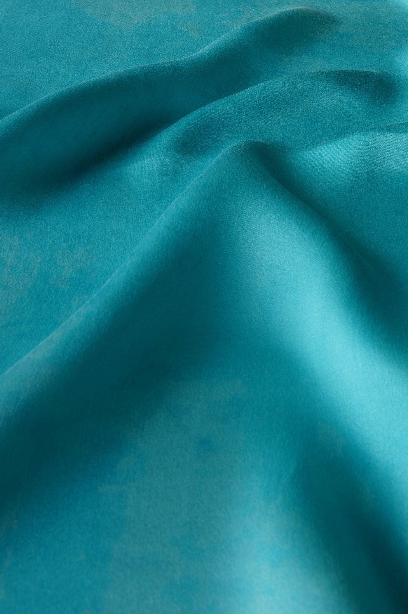 DIBADIB | Velvet Reverie Silk Mini Scarf - Turquoise