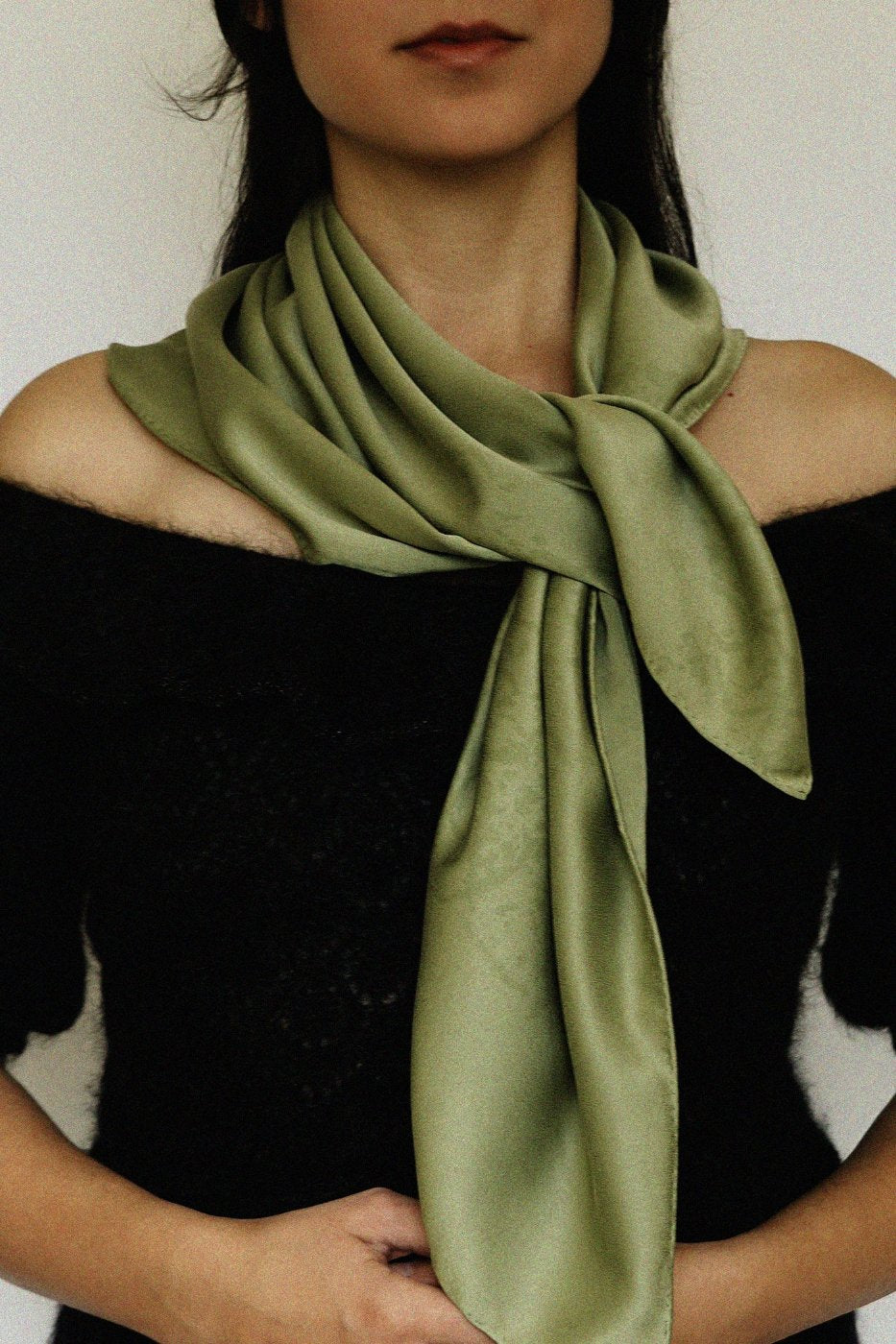 DIBADIB | Velour Voyage Silk Scarf - Royal Green